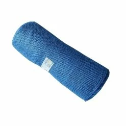 MAPIERRINE 1 Mètre De Ruban De Jute Décoration Couture Chemin De Table 30 Cm BLEU