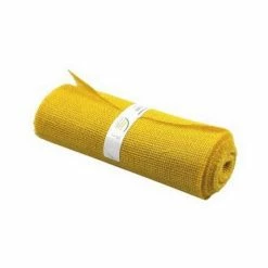 MAPIERRINE 1 Mètre De Ruban De Jute Décoration Couture Chemin De Table 30 Cm JAUNE