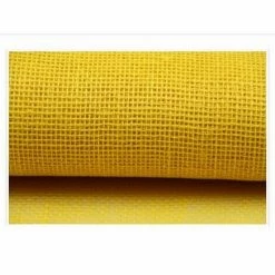 MAPIERRINE 1 Mètre De Ruban De Jute Décoration Couture Chemin De Table 30 Cm JAUNE -Auto-K boutique 1 metre de ruban de jute decoration couture chemin de table 30 cm jaune p 3