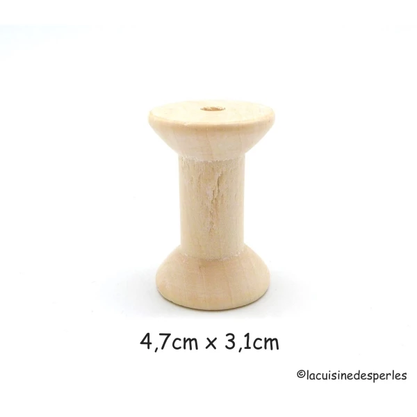 La Cuisine Des Perles 2 Bobines En Bois Clair Naturel 4,7cm X 3,1cm Pour Couture Ou Déco 1 La Cuisine Des Perles 2 Bobines En Bois Clair Naturel 4,7cm X 3,1cm Pour Couture Ou Déco