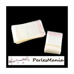 Perlesmania 200 Sachets Adhesif Autocollant Transparents 100 Par 140mm