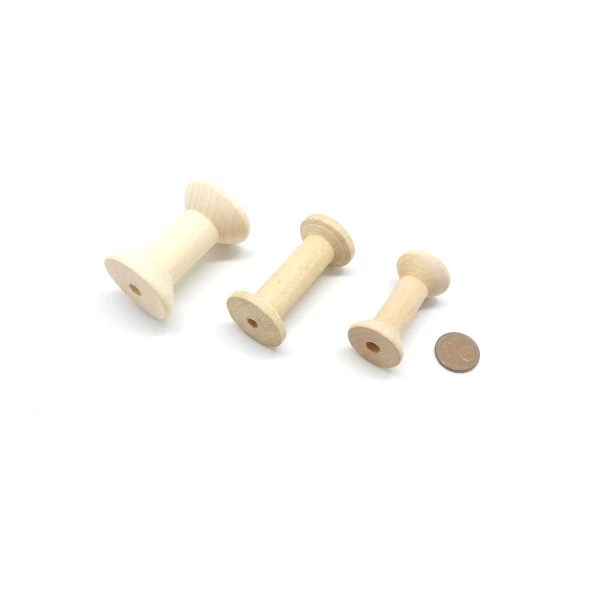 La Cuisine Des Perles 6 Bobines En Bois Brut Tailles Assorties Pour Couture Ou Déco 2 La Cuisine Des Perles 6 Bobines En Bois Brut Tailles Assorties Pour Couture Ou Déco – Image 2