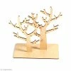 Creavea Arbre Porte-bijoux En Bois à Décorer - 24 Cm