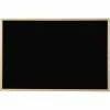 Bi-Office - Tableau Noir, Bois Naturel - 400 X 300 Mm - Noir