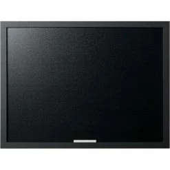 Bi-Office - Tableau Noir "Optimum" - 600 X 450 Mm - Noir