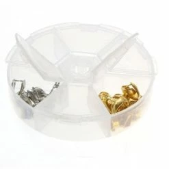 Présentoirs Pour Bijoux Boite De Rangement Perles Accessoires Bijoux 6 Compartiments Translucide