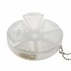 Présentoirs Pour Bijoux Boite De Rangement Ronde 7 Compartiments Translucide