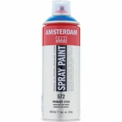 Bombe De Peinture Amsterdam 400 Ml Cyan Primaire