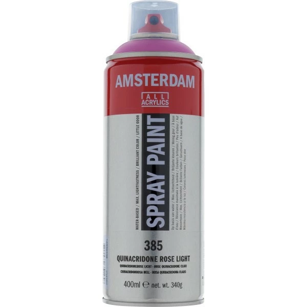 Bombe De Peinture Amsterdam 400 Ml Rose Quinacridone Clair 1 Bombe De Peinture Amsterdam 400 Ml Rose Quinacridone Clair