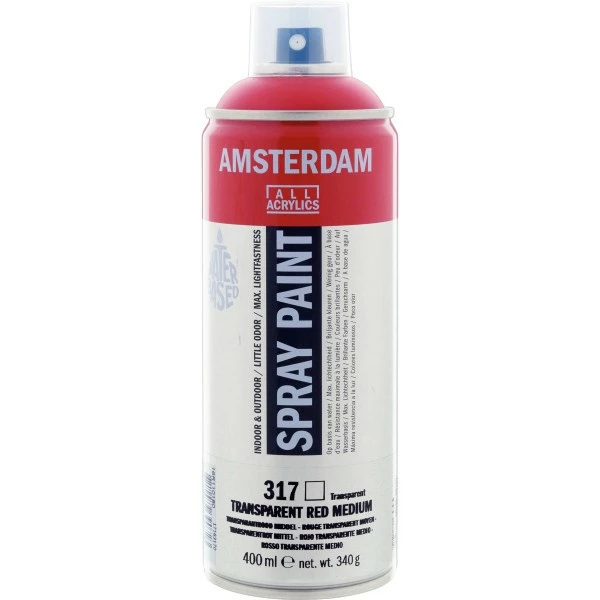 Bombe De Peinture Amsterdam 400 Ml Rouge Transparent 1 Bombe De Peinture Amsterdam 400 Ml Rouge Transparent