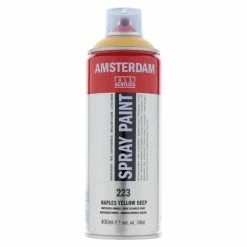 Bombe De Peinture Amsterdam 400ml Jaune De Naples Foncé