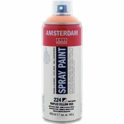 Bombe De Peinture Amsterdam 400ml Jaune De Naples Rouge