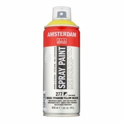 Bombe De Peinture Amsterdam 400ml Jaune Titane Nickel Moyen