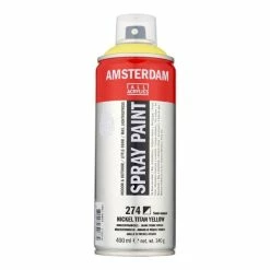 Bombe De Peinture Amsterdam 400ml Jaune Titane Nickel