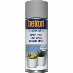 Bombe De Peinture Belton Effet Béton Gris 400ml