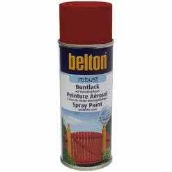 Bombe De Peinture Belton Robust RAL 3000 Rouge Feu 400ml