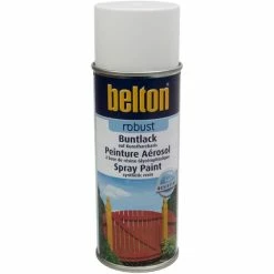 Bombe De Peinture Belton Robust RAL 9010 Blanc Brillant 400ml