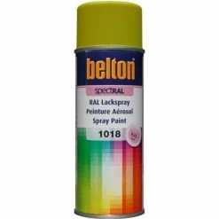 Bombe De Peinture Belton Spectral RAL1018 Jaune Zinc 400ml
