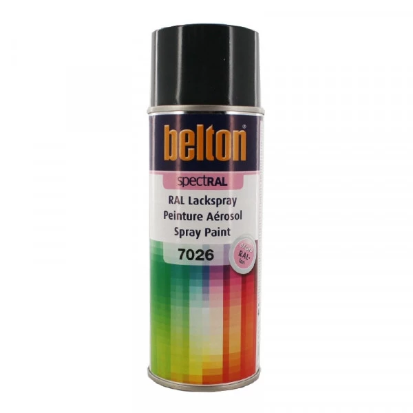 Bombe De Peinture Belton Spectral RAL7026 Gris Granite 400ml 1 Bombe De Peinture Belton Spectral RAL7026 Gris Granite 400ml