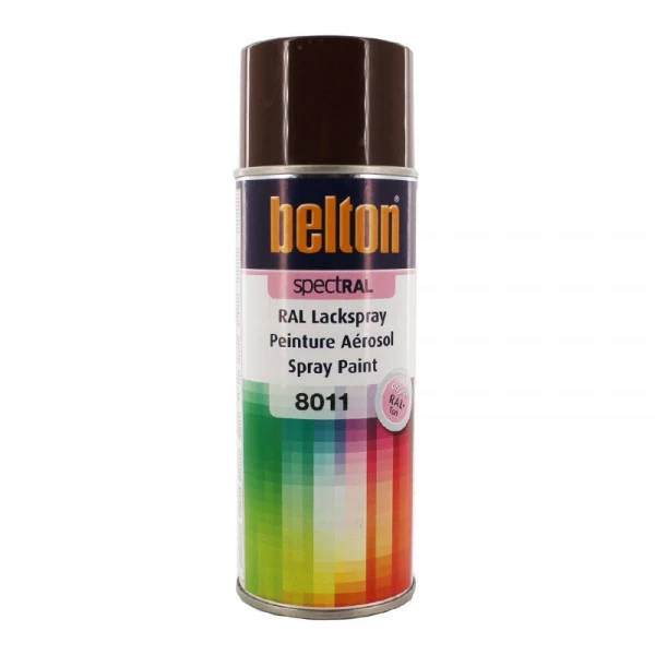 Bombe De Peinture Belton Spectral RAL8011 Brun Noisette 400ml 1 Bombe De Peinture Belton Spectral RAL8011 Brun Noisette 400ml