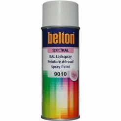 Bombe De Peinture Belton Spectral RAL9010 Blanc Pur Satiné 400ml