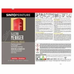 Sinto Ideespray Bombe De Peinture électroménager - Métal - Sinto -Auto-K boutique bombe de peinture electromenager metal sinto p 4