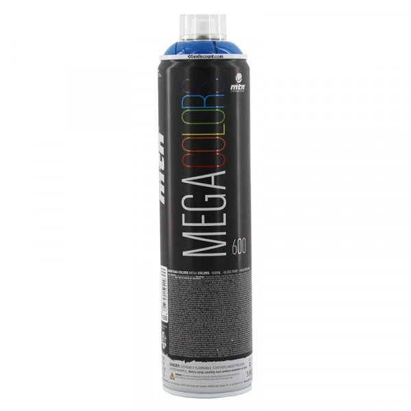 Bombe De Peinture Mega 600ml - Bleu Foncé - Mtn 1 Bombe De Peinture Mega 600ml - Bleu Foncé - Mtn