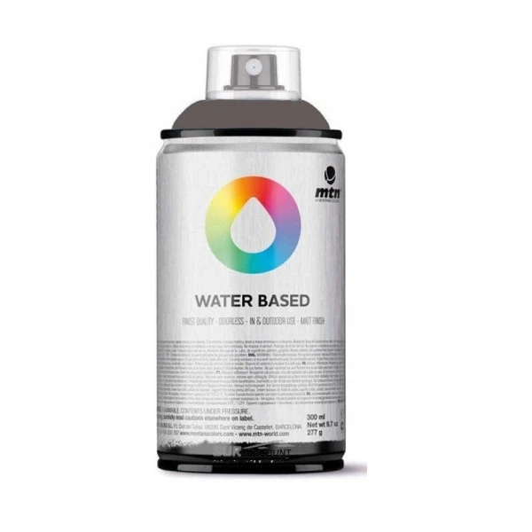 Bombe De Peinture MTN Water Based - Gris Chaud Profond 1 Bombe De Peinture MTN Water Based - Gris Chaud Profond