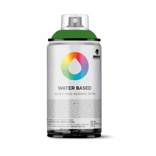 Bombe De Peinture MTN Water Based - Jaune Vert Brillant Foncé 1 Bombe De Peinture MTN Water Based - Jaune Vert Brillant Foncé