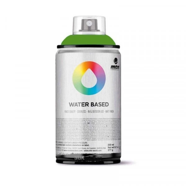 Bombe De Peinture MTN Water Based - Jaune Vert Brillant Profond 1 Bombe De Peinture MTN Water Based - Jaune Vert Brillant Profond
