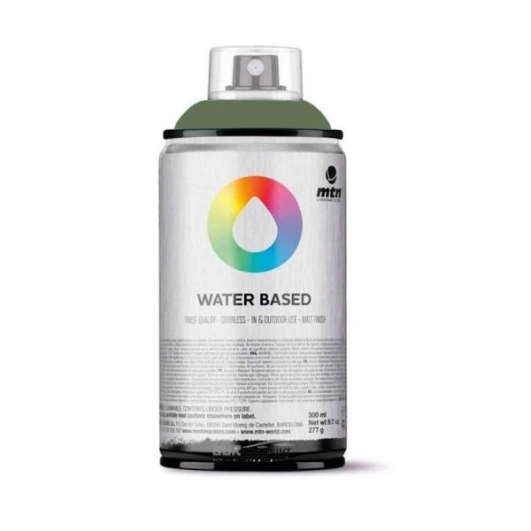 Bombe De Peinture MTN Water Based - Vert Gris Profond 1 Bombe De Peinture MTN Water Based - Vert Gris Profond