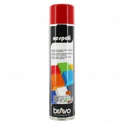 Bombe De Peinture Professionnelle Nespoli Bravo Rouge Feu RAL 3000 600ml