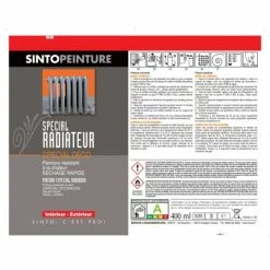 Sinto Ideespray Bombe De Peinture Radiateur Gris Chaud - Sinto 7 Sinto Ideespray Bombe De Peinture Radiateur Gris Chaud - Sinto -Auto-K boutique bombe de peinture radiateur gris chaud sinto p 4