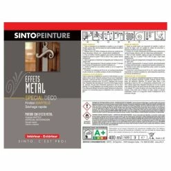 Sinto Ideespray Bombe De Peinture - Vernis Métal Argent - Sinto -Auto-K boutique bombe de peinture vernis metal argent sinto p 4