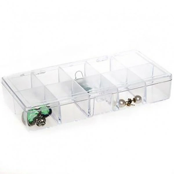 Présentoirs Pour Bijoux Coffrets Et Boites Boite De Rangement 18x9 Cm (10 Compartiments) 18 X 9 X 3 Cm 2 Présentoirs Pour Bijoux Coffrets Et Boites Boite De Rangement 18x9 Cm (10 Compartiments) 18 X 9 X 3 Cm – Image 2