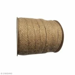 Vaessen Creative Cordon En Jute Naturel - 10 Mm X 25 M