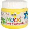 Gouache Aux Doigts Textile "Mucki" - 150 Ml - Jaune - C. Kreul