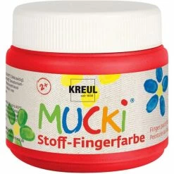 Gouache Aux Doigts Textile "Mucki" - 150 Ml - Rouge - C. Kreul