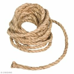 Rayher Grosse Corde En Jute - Naturel - 6 Mm X 3 M