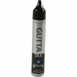 Creativ Company Gutta Pour Peinture Sur Soie - Argenté - 30 Ml