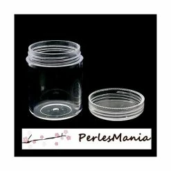 Perlesmania H11080y 6 Boites Box De Rangement Avec Couvercle Pour Apprêts, Perles, Boutons 39 Par 33mm