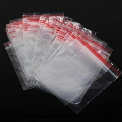 Perlesmania H11P02 PAX 500 Sachets Adhesif à Zip Transparents 7 Par 5cm