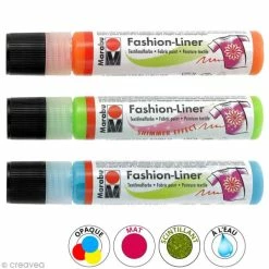 Marabu Liner Peinture Textile - Fashion Liner - 25 Ml