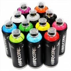 Lot 12 Bombes De Peinture Mtn Hardcore 2 - 400 Ml (Amazon)