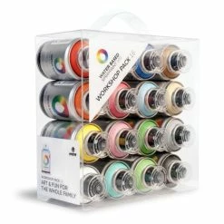 Lot De Bombes De Peinture - 16 Couleurs - Water Based - Mtn
