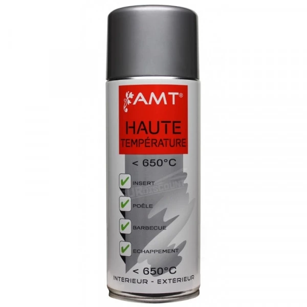 Peinture Aérosol Haute Température Gris AMT 1 Peinture Aérosol Haute Température Gris AMT