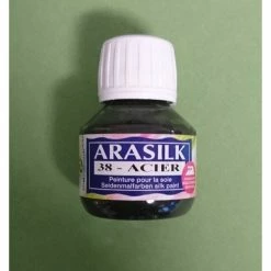 Arasilk Peinture Pour La Soie Couleur Acier