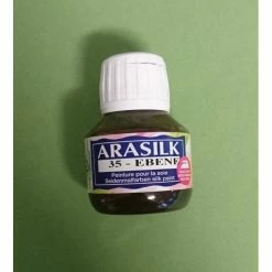 Arasilk Peinture Pour La Soie Couleur Ebene