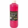 Creativ Company Peinture Textile Fluo 500 Ml - Rose Néon