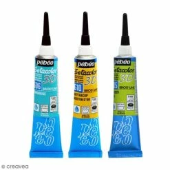 Pebeo Peinture Tissu Setacolor 3D - Brod'line Daim - 20 Ml